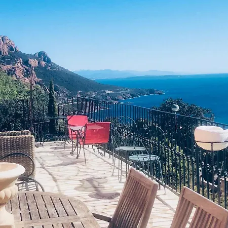 Belle Vue Exceptionnelle Piscine Privee 3 Mn Plages Et Calanques 빌라 Antheor-Cap-Roux